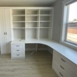 Modern new white colored office desk