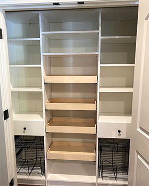 The Brand New Beautiful Custom-Designed Pantry by PNW Closets in Vancouver WA