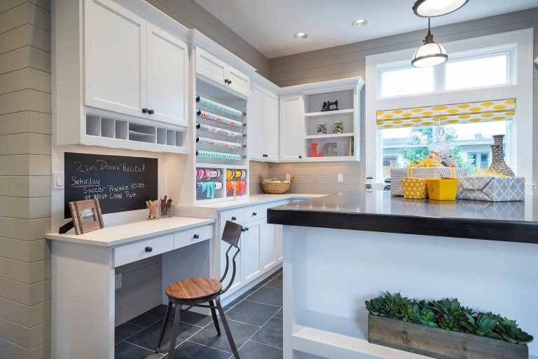 Custom Craft Room Storage and Design