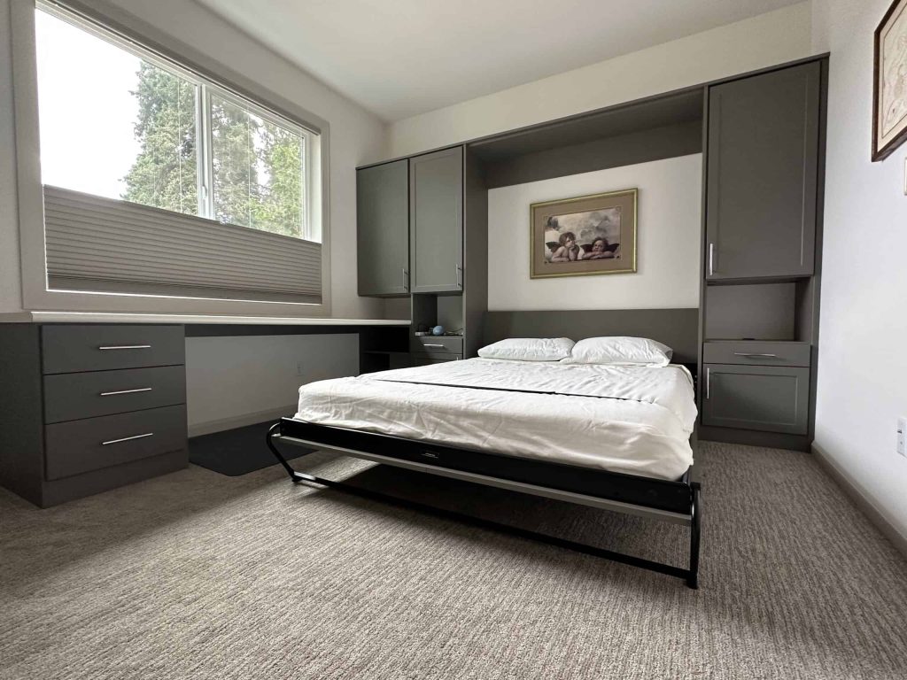 Custom Home Office with Murphy Bed scaled