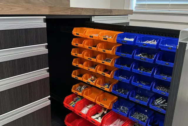 Custom Storage Bins